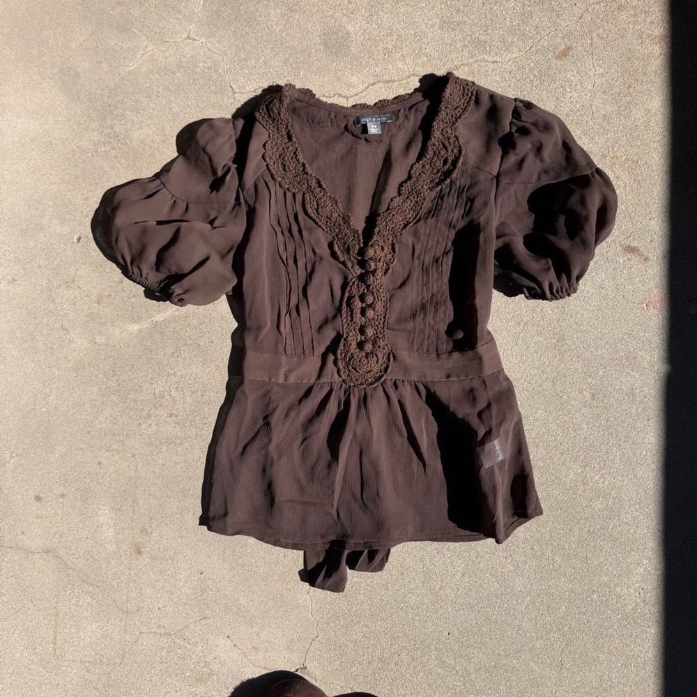 Y2K Mesh Baby Doll Top